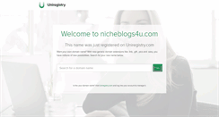 Desktop Screenshot of nicheblogs4u.com